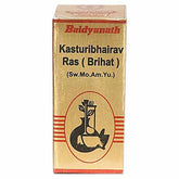 Baidyanath Kasturi Bhairava Ras (5Tab)